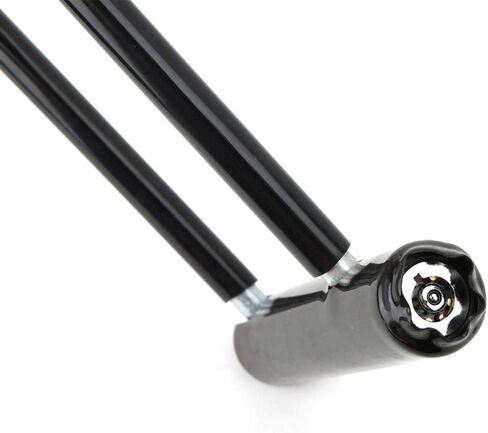 Zinc Alloy Bike U Lock, Black Bike Lock with 2 Keys and Hardened Shackle, Heavy Duty Anti Theft Bike Security Lock for Bikes, Scooters, Motorcycles, Outdoor Equipment in Saudi Arabia