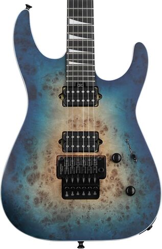 Jackson MJ Series Dinky DKRP Electric Guitar - انفجار أزرق شفاف in Saudi Arabia