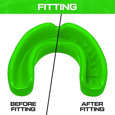 حارس الفم الرياضي للأطفال ، الشباب ، الأولاد ، الفتيات ، طفل في سن المراهقة الحارس مع Case (BPA Free) للملاكمة ، فنون القتال ، MMA karate ، لاكروس ، كرة القدم ، كرة القدم وجميع الرياضات الاتصال (الوردي) in Kuwait