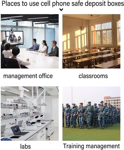 خزانة تخزين الهواتف المحمولة 12-60 فتحات ألومنيوم سبيكة قفل الفصول العسكرية القابلة للاتصالات وضعت الهاتف المحمول خزائن تخزين إدارة الهاتف المحمول على الحائط (24) in Kuwait
