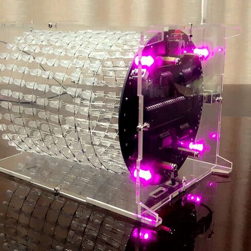 LED Music Spectrum DIY Kit 8x32 Dot 5V USB Electronic Assembly Project Kit with Remote Control in Saudi Arabia