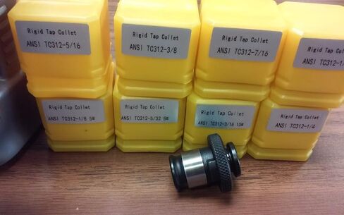 6 PC CME ANSI Quick Change Tap Collet Set ، يتضمن أحجام رقم 5 إلى 1/2 "، محرك أقراص إيجابي in Kuwait
