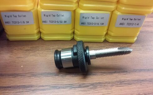 6 PC CME ANSI Quick Change Tap Collet Set ، يتضمن أحجام رقم 5 إلى 1/2 "، محرك أقراص إيجابي in Kuwait
