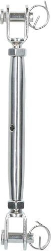أدوات AB تزوير المسمار 8mm الفك إلى Jaw Turnbuckle إجهاد البحرية الصف 316 غير القابل للصدأ in Saudi Arabia