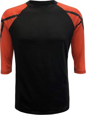ILTEX Sports Adult & Kids Raglan Shirt Printed Sleeves Athletic Jersey Soccer Volleyball Basketball Football in Kuwait