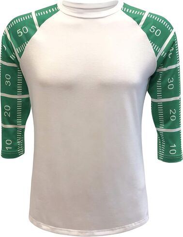 ILTEX Sports Adult & Kids Raglan Shirt Printed Sleeves Athletic Jersey Soccer Volleyball Basketball Football in Kuwait