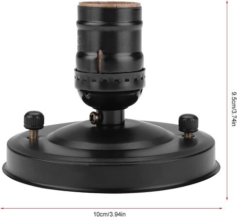 2pcs E26/E27 Vintage Industrial Close to Ceiling Wall Light Holder Base Pendant Bulb Lamp Screw Socket for Bedroom Kitchen Living Dining Room in Saudi Arabia