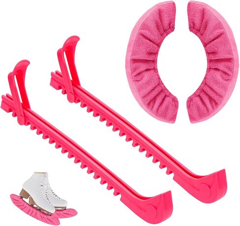 Ice Skate Guards Hockey Skate Guards Ice Skate Blade Covers Ice Skating Accessories for Youth Adults in Saudi Arabia