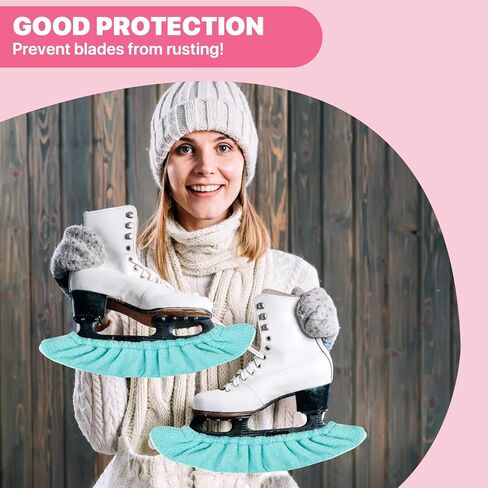 Ice Skate Guards Hockey Skate Guards Ice Skate Blade Covers Ice Skating Accessories for Youth Adults in Saudi Arabia