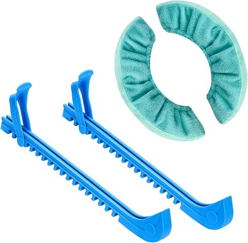Ice Skate Guards Hockey Skate Guards Ice Skate Blade Covers Ice Skating Accessories for Youth Adults in Saudi Arabia