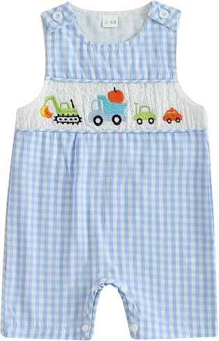 Newborn Baby Boy Girl Clothes Stripes Sleeveless Romper Infant Embroidery Bodysuit Cute Summer Spring Outfit in Saudi Arabia