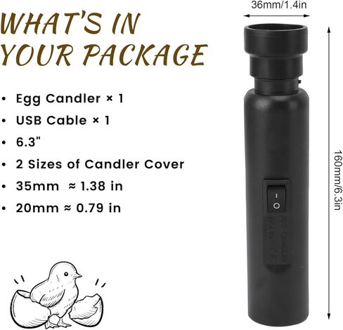 توبونوند بيض كاندلر لبيض الدجاج - مستقر USB ABS LED البارد LED EGGES in Saudi Arabia