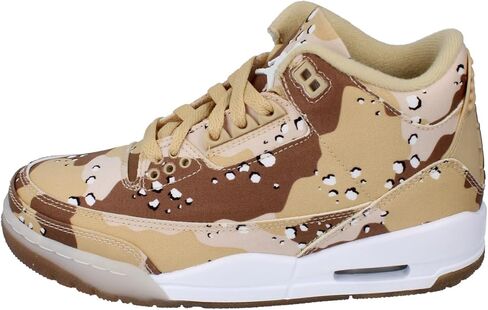 Air Jordan 3 Retro Tex Desert Camo Women's Shoes (HM4301-200, Dark Driftwood/Hemp/Velvet Brown/Sail) Size 8.5 in Saudi Arabia