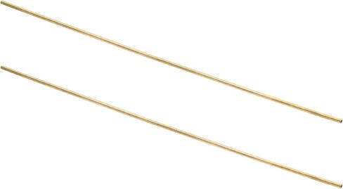 uxcell 2pcs H62 Brass Round Tube ، 2.5mm OD 0.5mm سماكة الجدار 300 مم دقة أنابيب مستقيمة للأنابيب المستقيمة لمشاريع DIY الحرف البستنة. in Kuwait