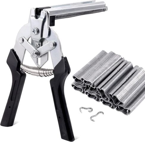 Tanstic 3000pcs M Nails M Clips Professional tepholstery Rings M Staples Manting for type m hog nail ring pliers kit kit fence fence in Kuwait