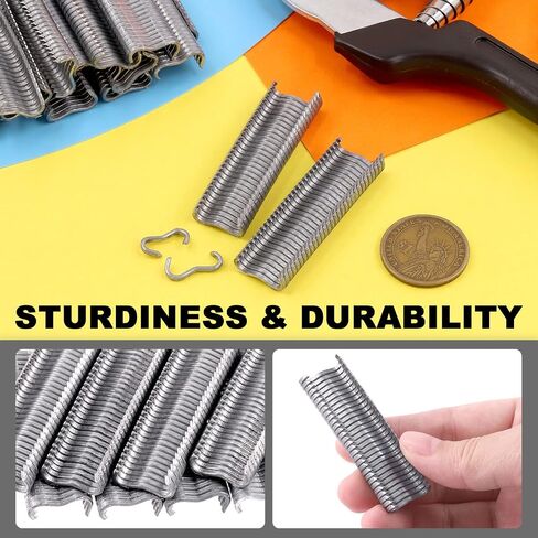 Tanstic 3000pcs M Nails M Clips Professional tepholstery Rings M Staples Manting for type m hog nail ring pliers kit kit fence fence in Kuwait