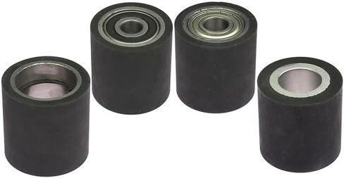 2"-14" x 2" Solid Rubber Contact Wheel with 6202-1/2 Bearings Work with Sanding Bands for Metal Kinfe Wood Grinding Polishing (2 x 2 inch, Common 65A) in Saudi Arabia