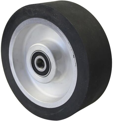 2"-14" x 2" Solid Rubber Contact Wheel with 6202-1/2 Bearings Work with Sanding Bands for Metal Kinfe Wood Grinding Polishing (2 x 2 inch, Common 65A) in Saudi Arabia