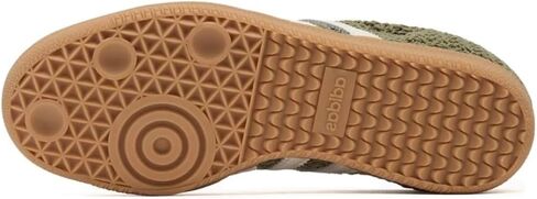 adidas Samba OG Womens Sneaker (White Metallic Silver Gum, 5) in Saudi Arabia