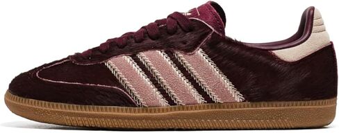 adidas Samba OG Womens Sneaker (White Metallic Silver Gum, 5) in Saudi Arabia