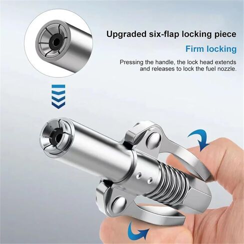 Grease Coupler 10000 PSI NPTI/8 Oil Pump Quick Release Grease Tip Tool High Pressure Car Lubricant Tip Grease Nozzle(50cm Set) in Saudi Arabia
