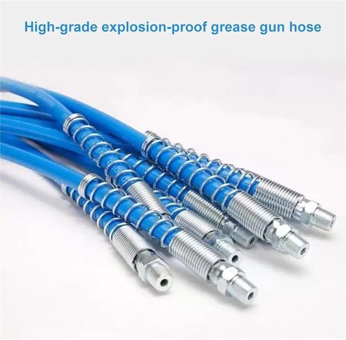 Grease Coupler 10000 PSI NPTI/8 Oil Pump Quick Release Grease Tip Tool High Pressure Car Lubricant Tip Grease Nozzle(50cm Set) in Saudi Arabia