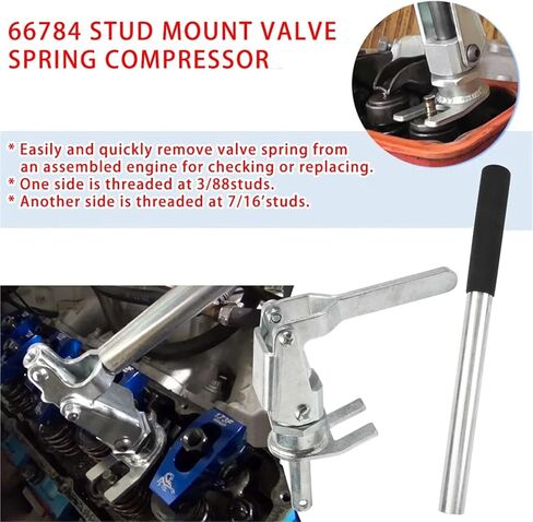 66784 Stud Mount Valve Spring Compressor Remove & Install Valve Spring for All 3/8" & 7/16" Rocker Studs in Saudi Arabia