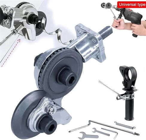 Universal Electric Drill Cutter Attachment Shears Plate Metal Sheet Cutter Tin Nibbler Cut Plate Punch Shears Drill in Saudi Arabia