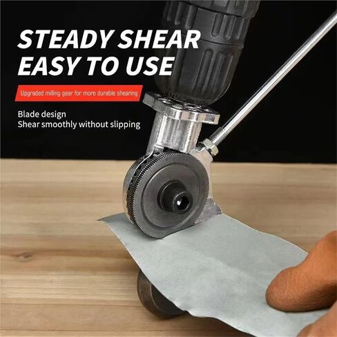 Universal Electric Drill Cutter Attachment Shears Plate Metal Sheet Cutter Tin Nibbler Cut Plate Punch Shears Drill in Saudi Arabia
