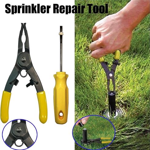 Sprinkler Repair Tool Set Pop-Up Spray Head Puller Holder Repair PliersLawn Rain Bird Repair Tool Easy Operation Up Steel in Saudi Arabia
