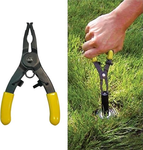 Sprinkler Repair Tool Set Pop-Up Spray Head Puller Holder Repair PliersLawn Rain Bird Repair Tool Easy Operation Up Steel in Saudi Arabia