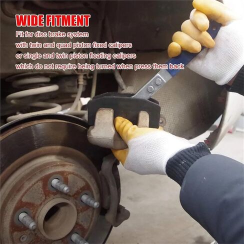 Car Ratchet Brake Pariper Press Tool Swing Ratchet Recket Wrench Press Twin Quad Seffleator Pad Discists Kits in Saudi Arabia
