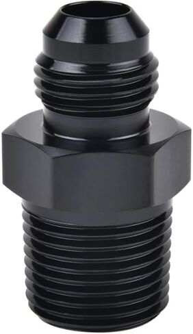 6AN الذكور مضيئة إلى 1/4 NPT محول تركيبات مستقيم الألومنيوم 1pc in Kuwait