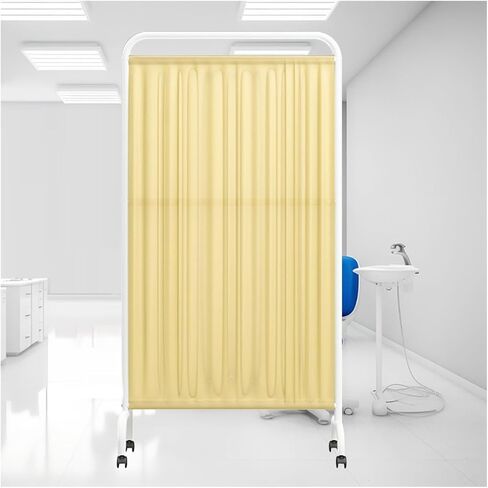 Room Divider with Wheels,Standing Door Partition Temporary Fence,Single-Panel Privacy Screen,Easy to Clean Fabric for Beauty Salon(Color 3,5-Panel) in Saudi Arabia
