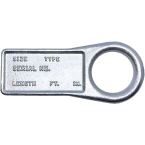 CBI Pipe & Supply Stamped Chain Tag - Chain Connectors for Craft and Jewelry Making - Duarble Chain Sling Tags (Pre-Stamped with Working Load Limit) Made of Galvanized Forged Steel (25 Tag Pack) in Saudi Arabia