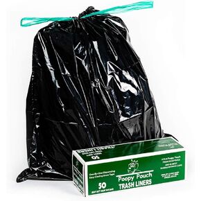 PP-13 GAL Heavy Duty Draw Tape Trash Receptacle Liners, 13 Gallon, 50 Bags in Kuwait