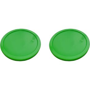 3.25 بوصة (82 مم) هوكي الهوكي الفلوريسنت - مجموعة من 2 - دائمة 7 ملم كرات الهوكي الهوائية القياسية والتجارية - الرؤية العالية واللعب السريع in Kuwait