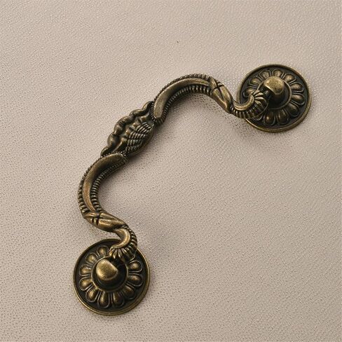 Vintage Retro Antique Bail Pull Handle 5.2" Cabinet Handles for Wooden Drawer Dresser Chest Cabinet Cupboard in Saudi Arabia