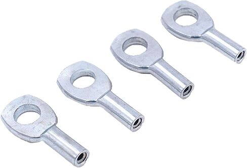 Yiju 10 Pieces Steel Wire Rope Eyelets Gym Machine Cable Replacement Exercise Machine Terminal Connector Attachments for 2mm Wire Rope, 5mm in Saudi Arabia