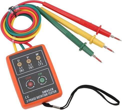 3 مرحلة التناوب مقياس ، AC 60 600V اختبار المرحلة الرقمية SM852B مع مقطع لاختبار كهرباء عامل المصنع in Kuwait