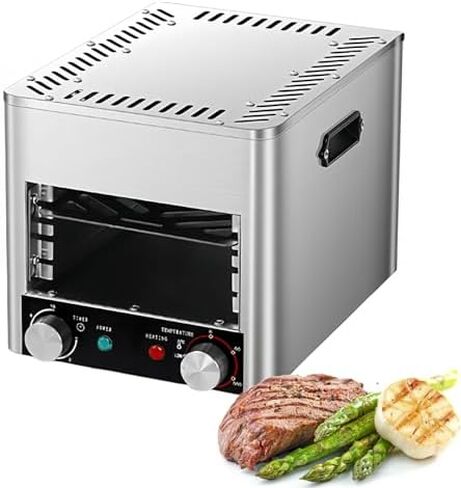 Electric Steak Broiler Oven, Commercial Electric Oven with Time and Temperature Control, Max Temperature 800℃ (A) in Saudi Arabia