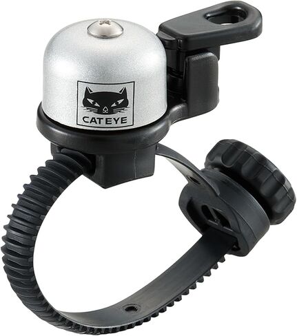 CATEYE OH-2400 FlexTight™ Bell – Modern Brass Bike Bell, Tool-Less FlexTight™ Mount Fits Road, MTB, Gravel Bikes, Easy Install, Clear and Loud Sound in Saudi Arabia