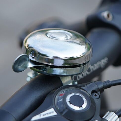 Bike Bell, Rotary Action, for City Bikes, Cruisers, Road Bikes or MTB, Fits Handlebar diameters 21 to 24mm, Riten Bicycle Bell in Saudi Arabia