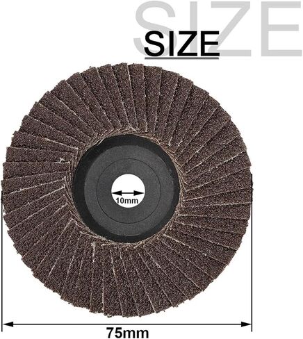 1Pcs 3inch Flat Flap Disc Grinding Wheel Buffing Pad 80/60 Grit Angle Grinder Abrasive Polishing Rotary Tool Accessories(Flap Disc C) in Saudi Arabia