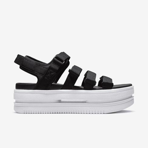 Nike Icon Classic Women's Sandals (DH0224-004, Black/Black/Black) Size 8 in Kuwait