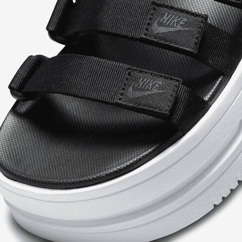 Nike Icon Classic Women's Sandals (DH0224-004, Black/Black/Black) Size 8 in Kuwait