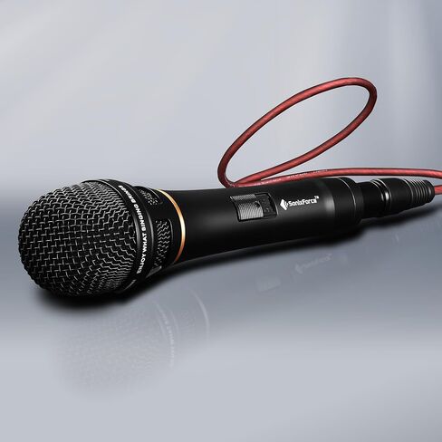Dynamic Microphone - Premium Handheld Wired Mic with 16ft XLR to 1/4" Audio Cable - Professional Cardioid Vocal Microphone for Singing, Speaking, Karaoke & Living Stage in Kuwait