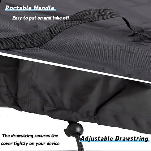 Air Compressor Cover,Outdoor Durable Waterproof 600D Heavy Dust Blowing Air Compressors Covers with Handle,Fit for CRAFTSMAN,PORTER-CABLE,DEWALT 6 Gallon Portable Pancake Oil-Free Air Compressor Black in Kuwait