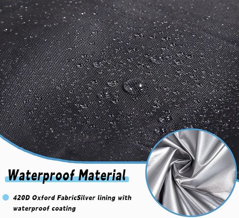 Air Compressor Cover,Outdoor Durable Waterproof 600D Heavy Dust Blowing Air Compressors Covers with Handle,Fit for CRAFTSMAN,PORTER-CABLE,DEWALT 6 Gallon Portable Pancake Oil-Free Air Compressor Black in Kuwait