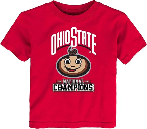 Ohio State Buckeyes Brutus 2024 National Champions Infant-Toddler-Youth T-Shirt in Saudi Arabia